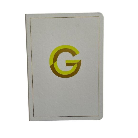 Opalhouse Monogram G Journal 5"x 7" College‎ Ruled Cream 96 Sheets NEW - Picture 1 of 3